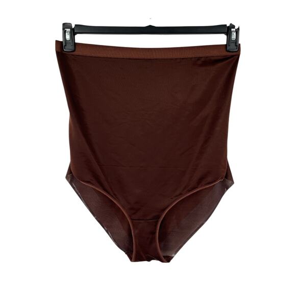 Skims briefs Simply Bare High Waisted shapewear dark brown size 3X - Picture 1 of 3
